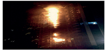 멜버른 라크로스 아파트 외장과 관련된 화재